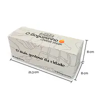 Caixa para Baguete e HotDog Premium (Personalizada) - Master